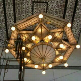 Lampu Gantung Kuningan dan Tembaga