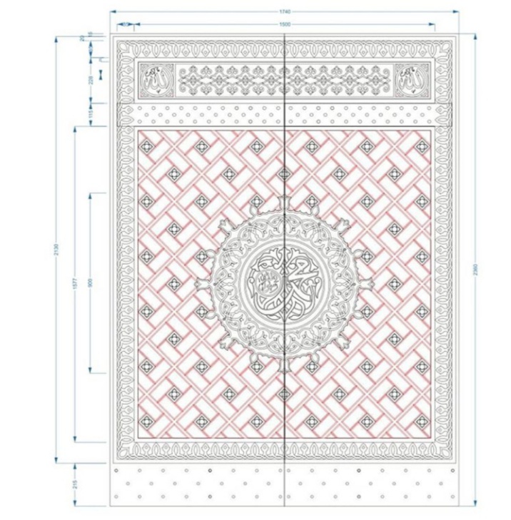 Replika pintu nabawi
